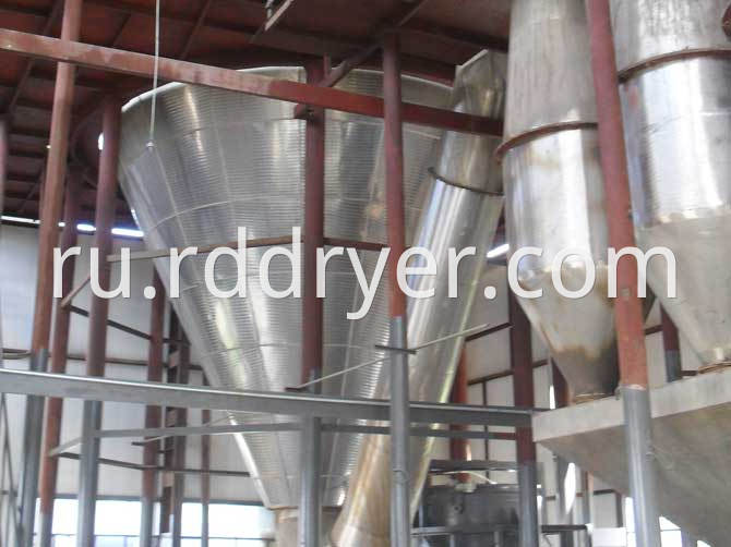 Ascorbic acid spray dryer